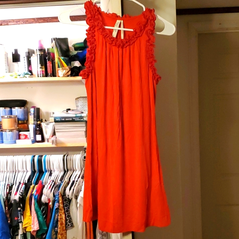 New, Never Worn Kische Ruffle Trim Tank